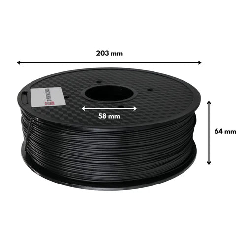 Orange Canadian-made PLA+ Filament - 1.75mm, 1 kg