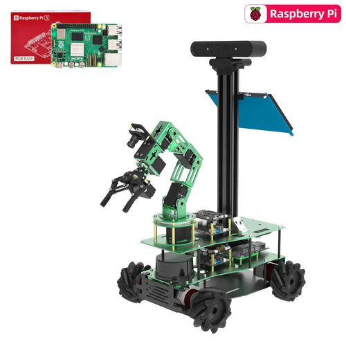 Yahboom Rosmaster X3 Plus 6-DOF Robotic Arm with AI Vision and Voice Control RaspberryPi Version(With RaspberryPi 5 8G Board)