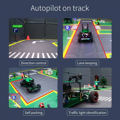 Yahboom AI ROS Robot Car kit Autopilot Training Ackerman Structure Python Programming(R2L Standard Ver Without Jetson Nano B01 Board)