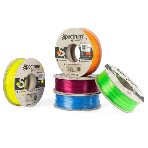 PLA Crystal Multi Pack - 1.75mm Spectrum PLA Crystal Filament - 5x 0.25 kg