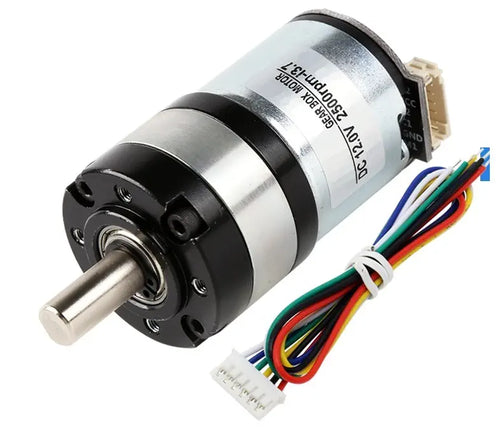 DC Planetary Geared Motor w/ Encoder Diameter 36mm  - 12V 345RPM