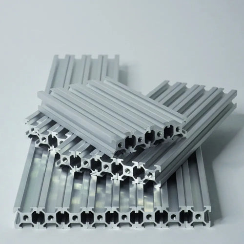 1515 Aluminum Profiles, 15x15mm, 1500mm, 4 Pieces, Silver