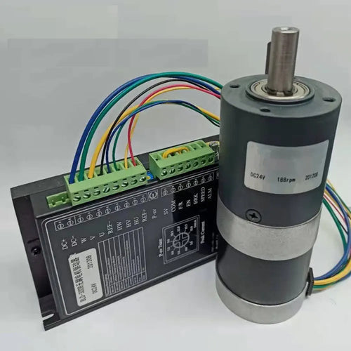 69watt 57BL Brushless DC planetary gear Motor with driver kits, 24V 188RPM