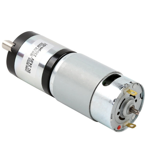 36mm Diameter High Torque Planetary Gear Motor, 24V, 19RPM