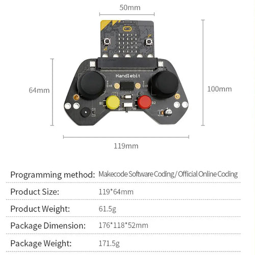 Hiwonder Handlebit Micro:bit Programmable Controller