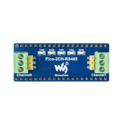 2CH RS485 Module for Raspberry Pi Pico, SP3485 Transceiver, UART to RS485