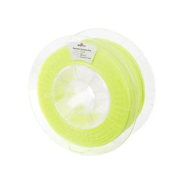 Spectrum Filaments Fluo Yellow PLA Premium Filament - 1.75mm - 1kg