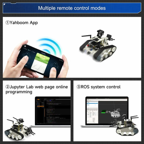 Transbot SE ROS Robot, Python Programming, HD Camera for Raspberry Pi 5(w/o Board)