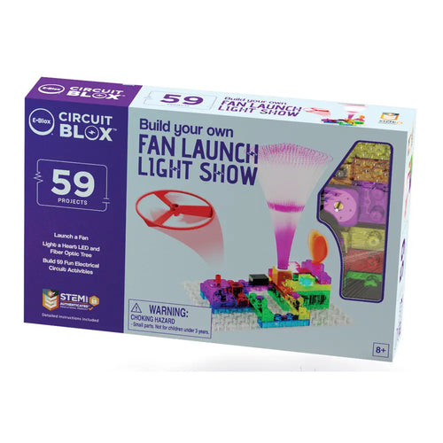 E-Blox Circuit Blox BYO Fan Launch Light Show 59 Project Set