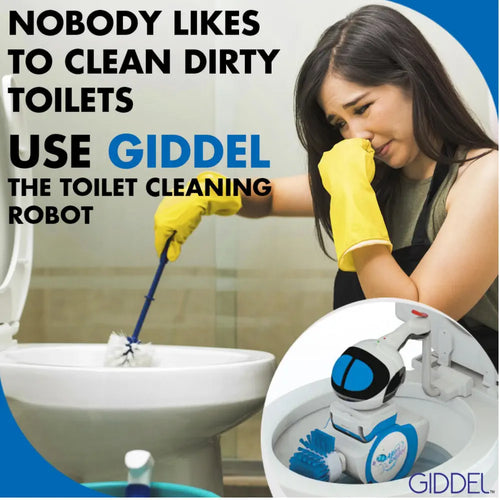 Giddel Toilet Cleaning Robot + Round Seat Kit