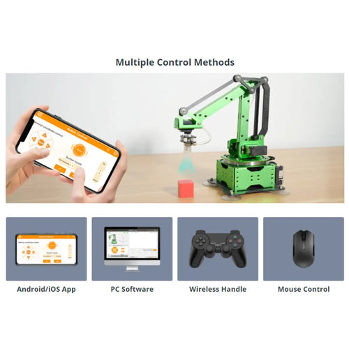 Hiwonder MaxArm Open Source Robot Arm Powered by ESP32 Support Python and Arduino Programming Inverse Kinematics Learning (Standard Kit)