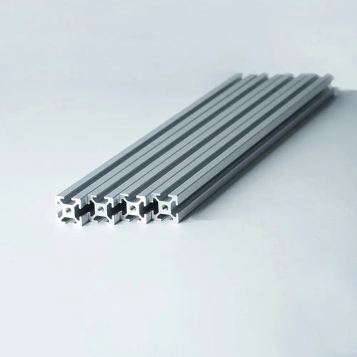 1515 Aluminum Profiles, 15x15mm, 750mm, 4 Pieces, Silver