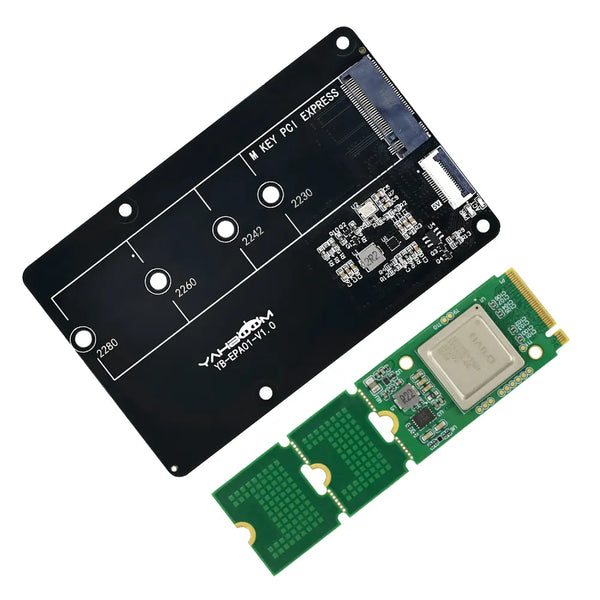 Hailo 8L AI acceleration module for Raspberry Pi 5--Hail-8 Module + PCIe to M.2 adapter