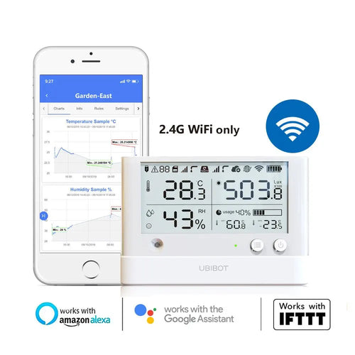 UBIBOT WS1 PRO IOT WIFI TEMPERATURE &amp; HUMIDITY SENSOR/DATA LOGGER