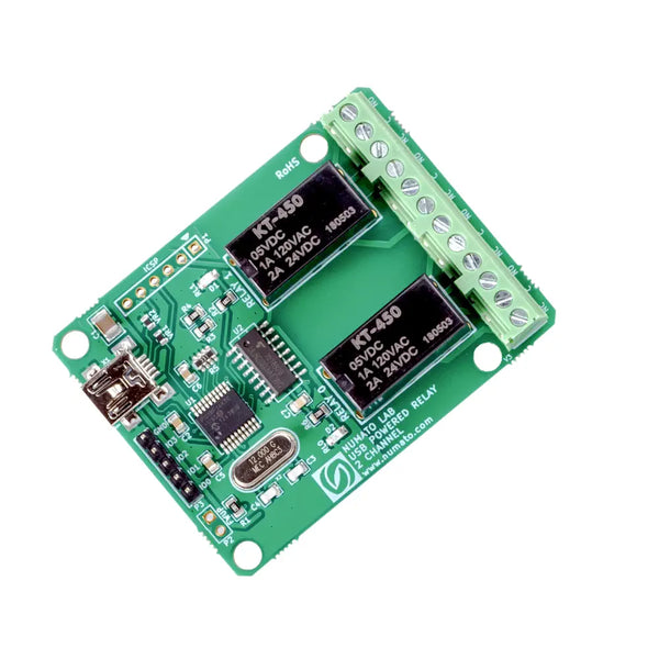 2-channel Usb-powered Relay Module