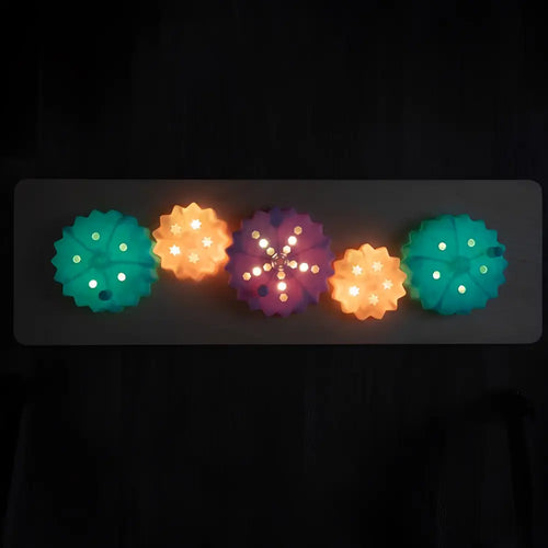 TTS Light up Twist &amp; Turn Cog Board Toy for Kids Educational STEM Multi Color Glowing Sensory Toy