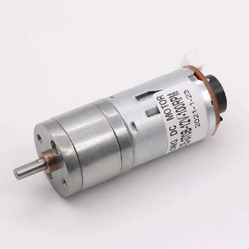 25D 24V 26RPM 5.2Kg.cm Brushed DC Gear Motor w/ Encoder