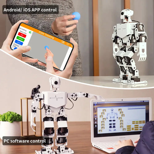 TonyPi Hiwonder AI Intelligent Vision Humanoid Robot Powered by Raspberry Pi (Advanced Kit with Raspberry Pi 4B 8GB)