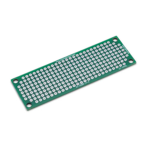 Prototyping PCB, Perfboard - 1&quot; x 3&quot; - 2 Pack