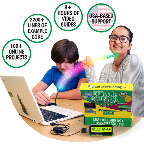 Ultimate Coding Kit for Kids Ages 8 15 - 100+ Code &amp; STEM Circuit Projects