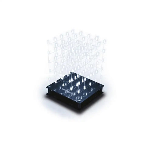 3D LED Cube 5x5x5 Soldering Kit (White LED)