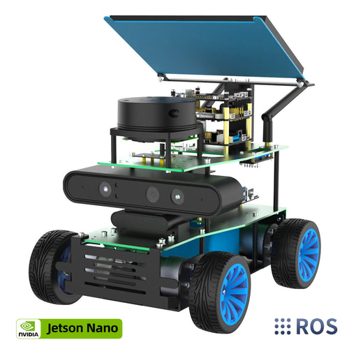 Yahboom ROSMASTER X1 Adults AI Robot Jetson Nano Python Programmable Visual Recognition Mapping Navigation Radar Tracking(Superior Ver No NANO board)