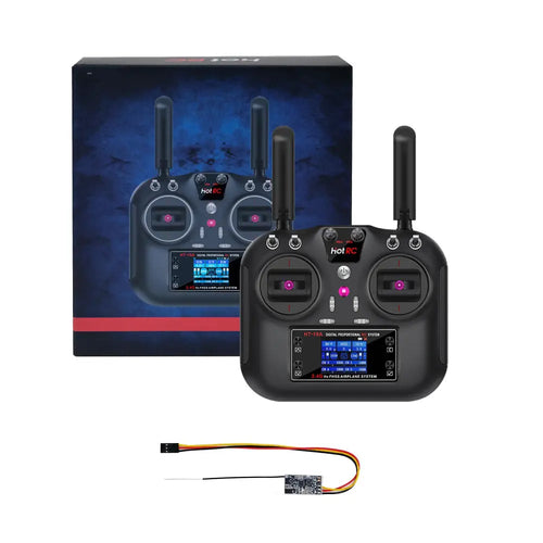 HOT RC 2.4G RC 10CH Transmitter FHSS and SBUS/PWM receiver For Drone and Smart Car--With SBUS receiver