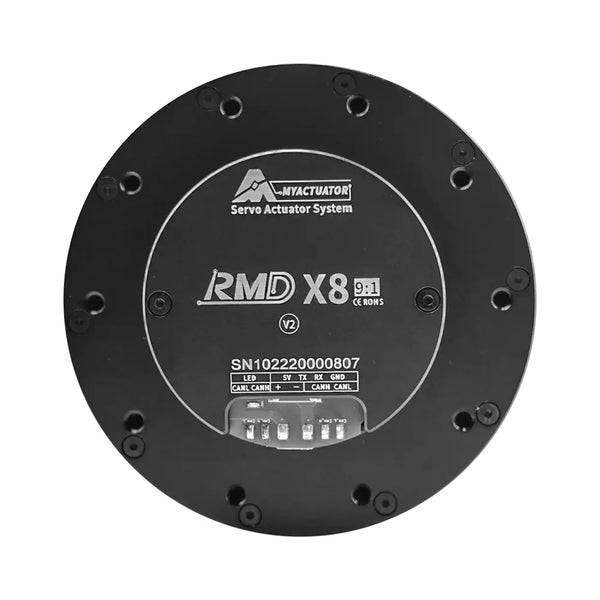 MYACTUATOR RMD X8 V2 BLDC,  Reduction Ratio 1:9, w/ New Driver MC X 300 O RS485