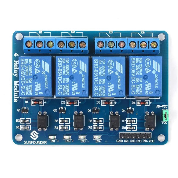 4 Channel 5V Relay Shield Module