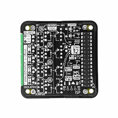 M5Stack 4-Channel Analog to I2C 13.2 Module 4-20mA Input (ST32G030)