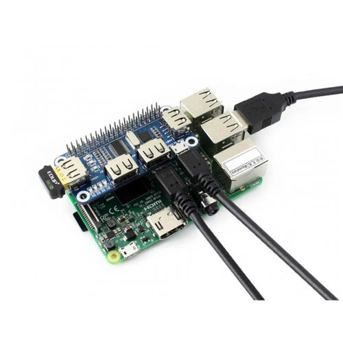 4 Port USB HUB HAT for Raspberry Pi