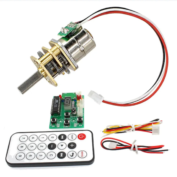 10mm DC 5.0V 10BY Geared Stepper Motor w/ Driver Kits, 1/100 Gear Ratio