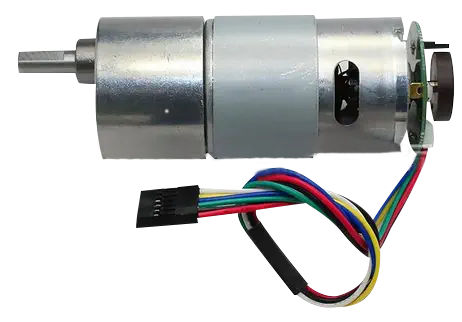 24V 37D X 69L Metal Gear Motor With Encoder, 1800rpm