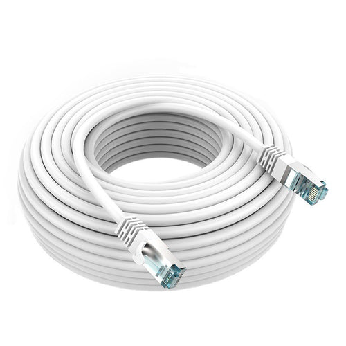 CAT6e Ethernet Cable with metal head (1m White)