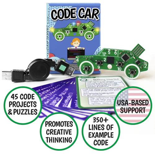 Code Car Kids Coding Toy for Ages 8 12 - Learn Block Typed Coding Through Hands on Electronics &amp; 20+ Online Projects