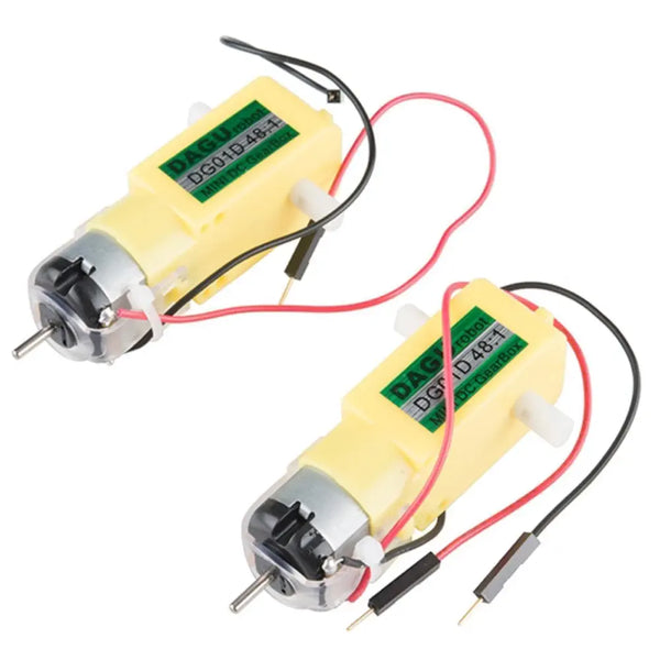 4.5V Hobby Gearmotor - 140 RPM (Pair)