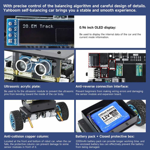Yahboom STM32 Self-balancing Robot Car--Standard kit