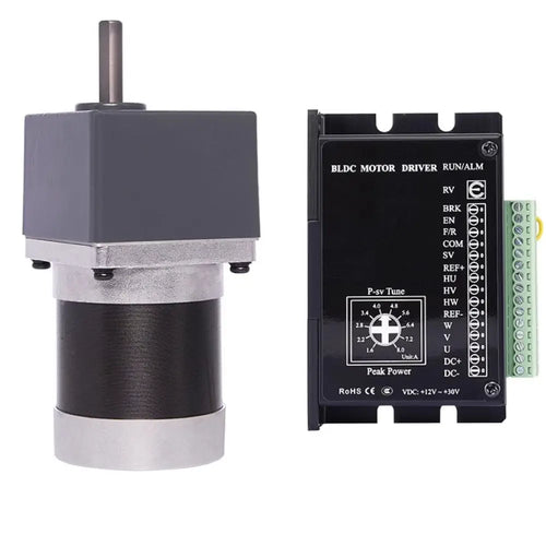 103watt Brushless DC gear Motor with driver kits, 24V 600RPM