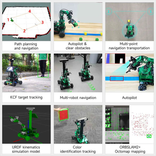 Yahboom Rosmaster X3 Plus 6-DOF Robotic Arm with AI Vision and Voice Control RaspberryPi Version(With RaspberryPi 5 8G Board)