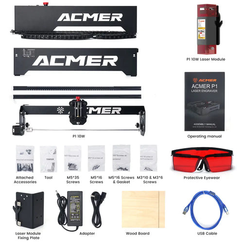 ACMER P1 10W Laser Engraver Cutting Machine