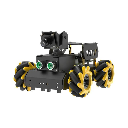 Hiwonder TurboPi Raspberry Pi Omni Mecanum Wheels Robot Car Kit w/ Camera Open Source Python for Beginners (w/ RPi 4B 4GB)