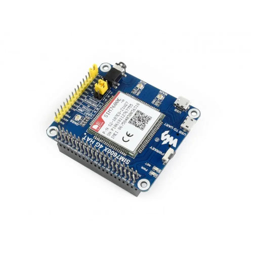 4G/3G/2G/GSM/GPRS/GNSS HAT for Raspberry Pi (Europe, SE-Asia, W-Asia, Africa)