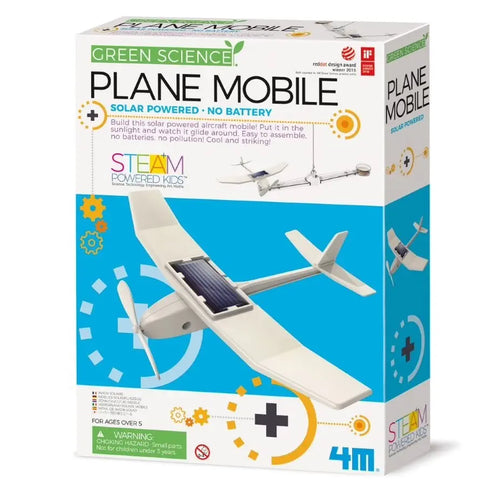 4M Green Science Solar Plane Mobile Kit (French)