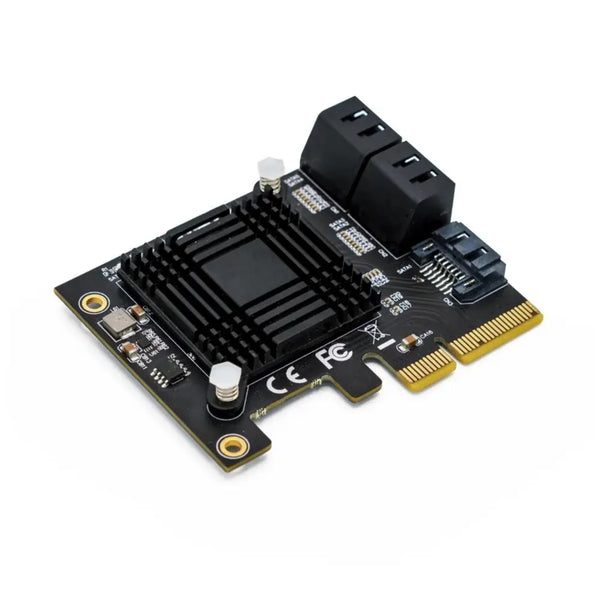 5-Port PCle SATA Adapter - PCI Express x1 to x5 SATA