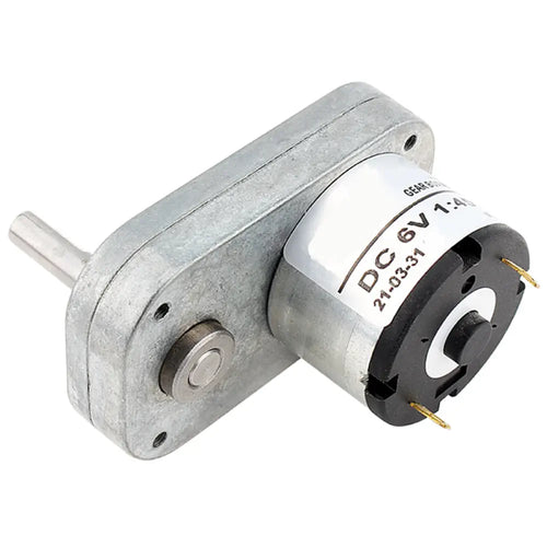 Micro Flat Spur Gear Motor, 12V, 50RPM Parallel Shaft Gear Motor