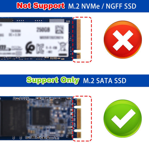 52Pi Aluminum NAS Case w/ Low-Profile Fan & M.2 Sata SSD for Raspberry Pi 4B