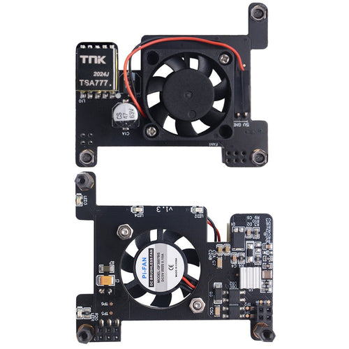 52Pi Isolated PoE HAT w/ Fan, IEEE 802.3af/at for Raspberry Pi 4/3B+
