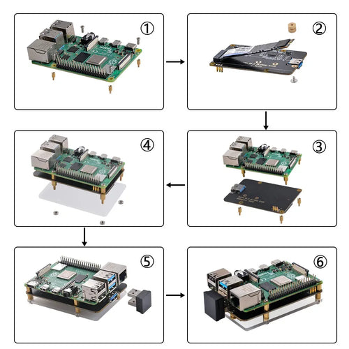 52Pi M.2 NVME SSD Adapter Board for Raspberry Pi