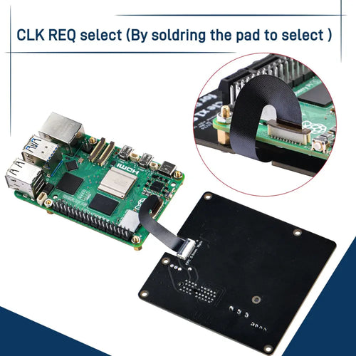 52Pi P02 PCIe Slot for Raspberry Pi 5 Extention Adapter Board