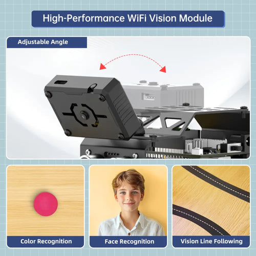 Hiwonder miniAuto AI Vision Robot Base on Arduino UNO R3 Controller with 360&